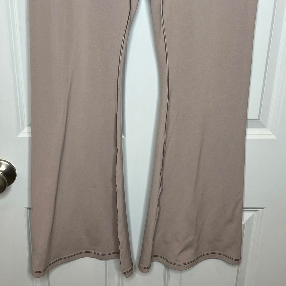 OFFLINE by Aerie XL Crossover High Waist Flare Leggings‎ Taupe Brown Yoga - Picture 3 of 5